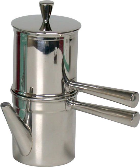 Ilsa Napoletana - Cafetière - RVS - 6 kops