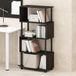 Furinno Reed 5-Tier S-vormige boekenkast, boekenplank, espresso