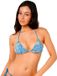 Rip Curl Catalina Waves Sliding Triangle Bikinitop Vintage Blue M Femme