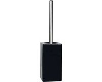 Spirella Quadro Toiletborstel met Houder – Zwart