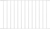 vidaXL Schuttingpaneel Woerden gepoedercoat staal 163x100 cm wit