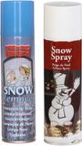 Merkloos / Sans marque Goodmark Group Sneeuwspray set 1x spuitsneeuw bus 300 ml en 1x reinigingsspray 125 ml - Kunstsneeuw/nepsneeuw spray en verwijderaar