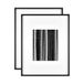 MCS Gieterij Metaal 14x18 gematteerd tot 8x10 Black Gallery Muurframe (2-Pack)