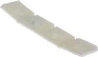 RS PRO Bevestigingssokkel zelfklevend, nylon 66 13 mm x 13 mm → 2,5 mm kabelbinders, 50 stuks
