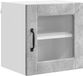 vidaXL Wandkast PORTO Beton Grijs 40 x 31 x 40 cm Bewerkt Hout