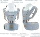 Markenlos Shenzhen Haorui Industrial Technology Co., Ltd. Ergonomische babydrager, klassieke drager, zachte ademende draagtassen rugzak