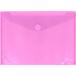 Grafoplás Verpakking met 10 kunststof enveloppen, klittenbandsluiting, Folio Plus, Lavendel, Multiline, 33,5 x 24 cm, doorschijnend gelinieerd polypropyleen, perfect voor A4-documenten