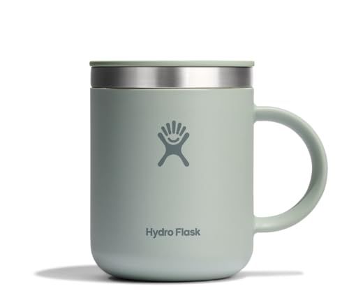 Hydro Flask Travel Coffee Mug 354 ml (12 oz) - Vakuumgeïsoleerde roestvrijstalen reismok met lekvrij Flex Sip-deksel - Wide Mouth - Agave