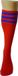 Mund Chaussettes de Football Rouge, Bleu EU 31-35 Hommes, Femmes