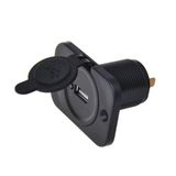IWH 19004 USB inbouwstopcontact 12/24 volt 2100 mAh