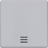 Siemens Delta i-system wiptoets enkel m. venster alu metallic