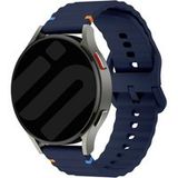 ICE Bracelet connecté silicone ondulé TKS Rectangular 1.41 (bleu foncé)