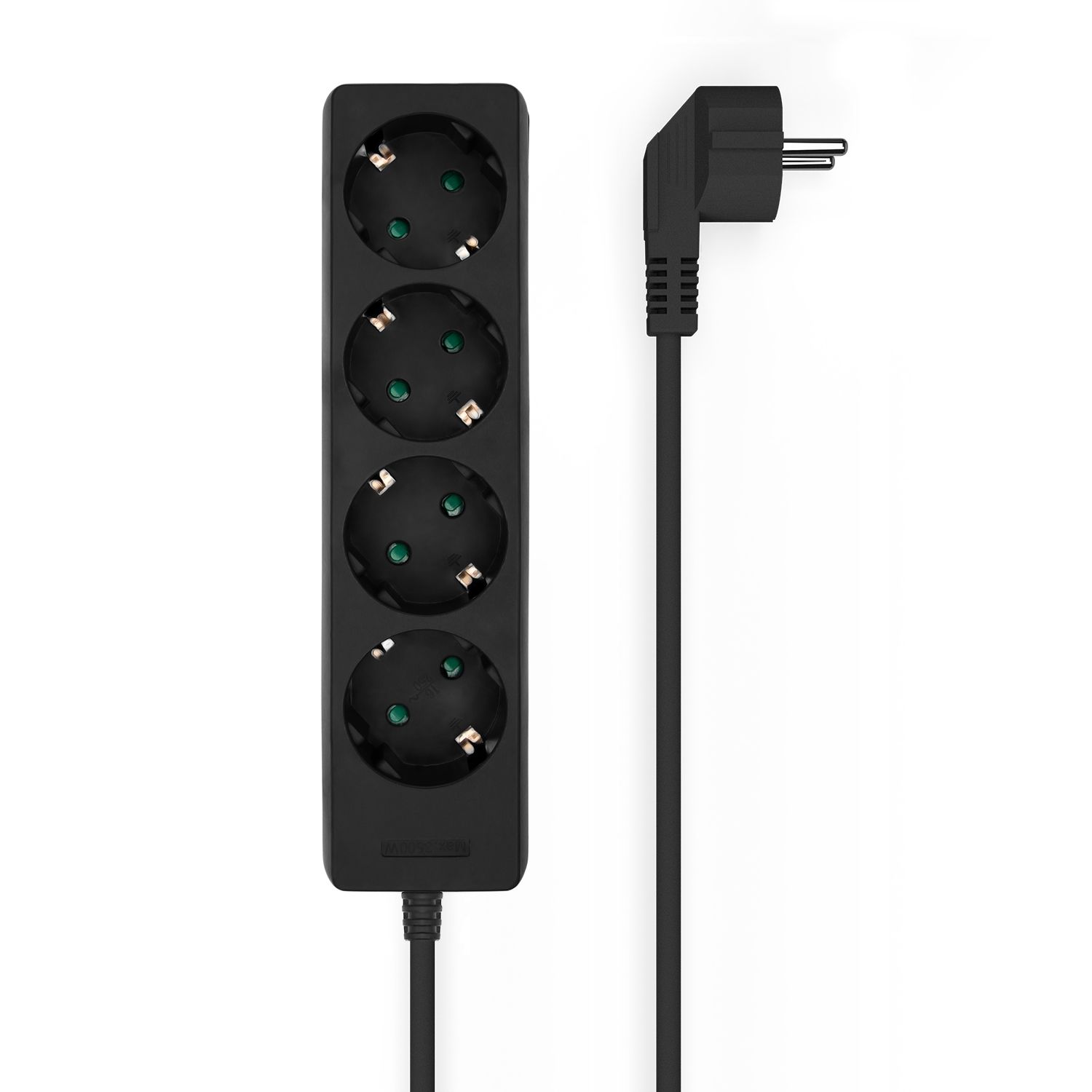 AISENS A154-0534 - Power Strip - 4 Outlets - 1.4m - Black