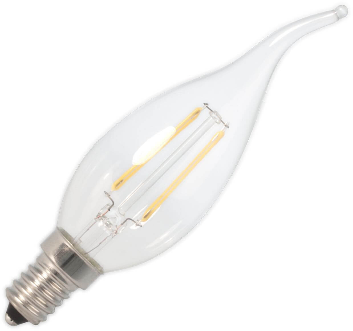 SPL kaarslamp tip LED filament 1,5W (vervangt 15W) kleine fitting E14