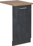 Vicco R-Line Vaatwasserfrontpaneel – 45 cm, WB Eik Zwart beton