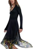 Desigual Jurk 'M. C. Lacroix' gemengde kleuren / zwart