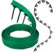 GARDENIX Flexibele gazonrand, kunststof, groen, 10 m, 20 grondankers, 8 cm hoog