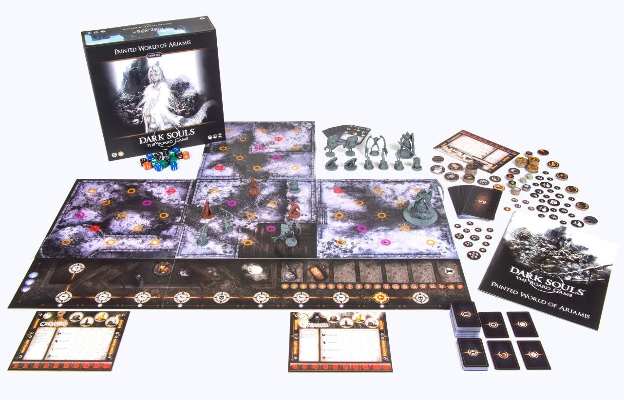 Steam Forged Games Dark Souls the Board Game - Painted World of Ariamis Core Set - Merchandise