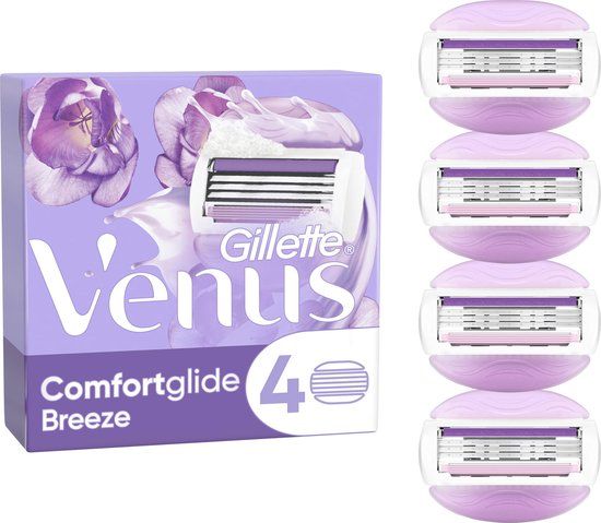 Gillette Venus ComfortGlide Breeze Scheermesjes - 4 Navulmesjes