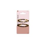 JEAN LOUIS DAVID - 2 stuks clic clacs haarclips - eenvoudig kapsel - alle haartypes