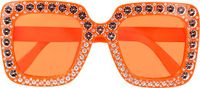 Boland - Partybril Bling bling oranje