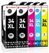 OEM Epson 5-pack inktpatronen 34XL voor de Epson WorkForce Pro WF-3720/3725