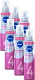 NIVEA Haarmousse Diamond Gloss - Styling Mousse - Panthenol & Vitamine B3 - Voordeelverpakking - 6 x 150ml