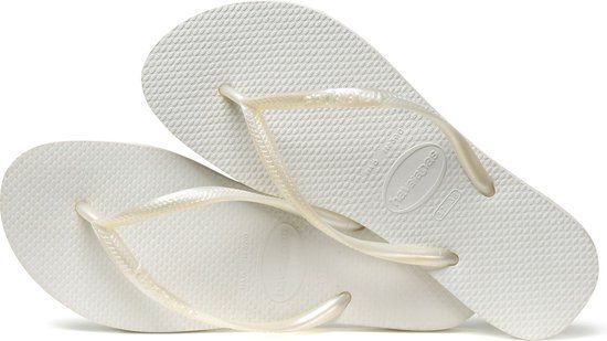 Havaianas Slim Dames Slippers - Wit - Maat 33/34