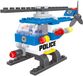 Lobbes Speelgoed BV Bouwset Politie Helicopter - 68 dlg.