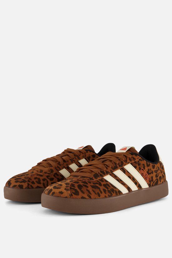 Adidas VL Court 3.0 Leopard Sneakers bruin