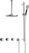 Hotbath Cobber - CB7067 - Inbouw Regendoucheset - Chroom