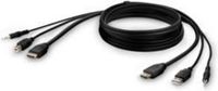 Belkin F1DN1CCBL KVM Kabel Zwart 3 m
