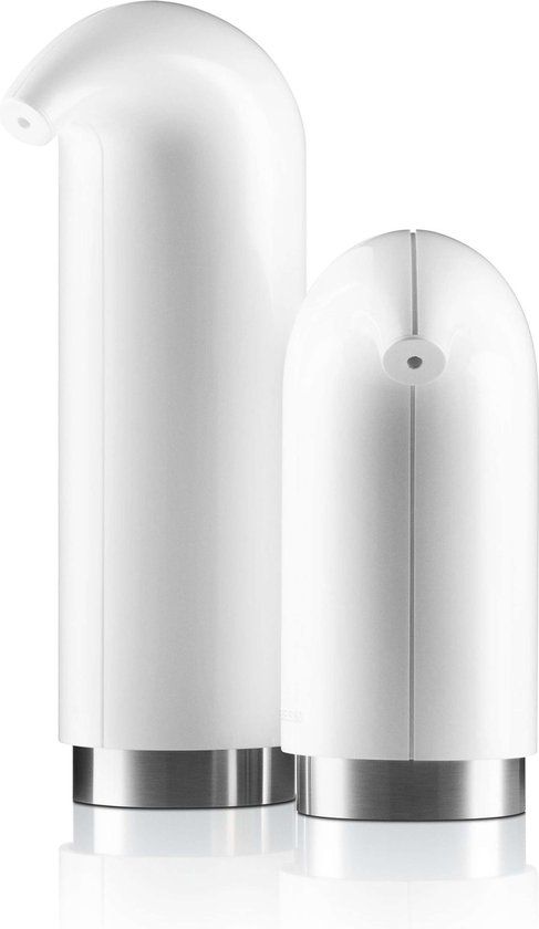 Eva Solo Zeep- en Lotiondispenser - Wit - Roestvast Staal - Rubber - Kunststof