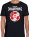 Bellatio Decorations Polen EK/ WK supporter t-shirt - we are the champions met Poolse voetbal - zwart - heren - kleding / shirt M