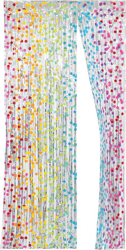 Folat Deurgordijn Rainbow Bday - 2 x 1 meter - Verjaardag