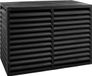 Evolar EVO-COVER-WTB - Airco & Warmtepomp Buitenunit Omkasting - Maat Tower - 120 x 160 x 65 cm - Gelakt - Hout - Zwart - RAL 9004