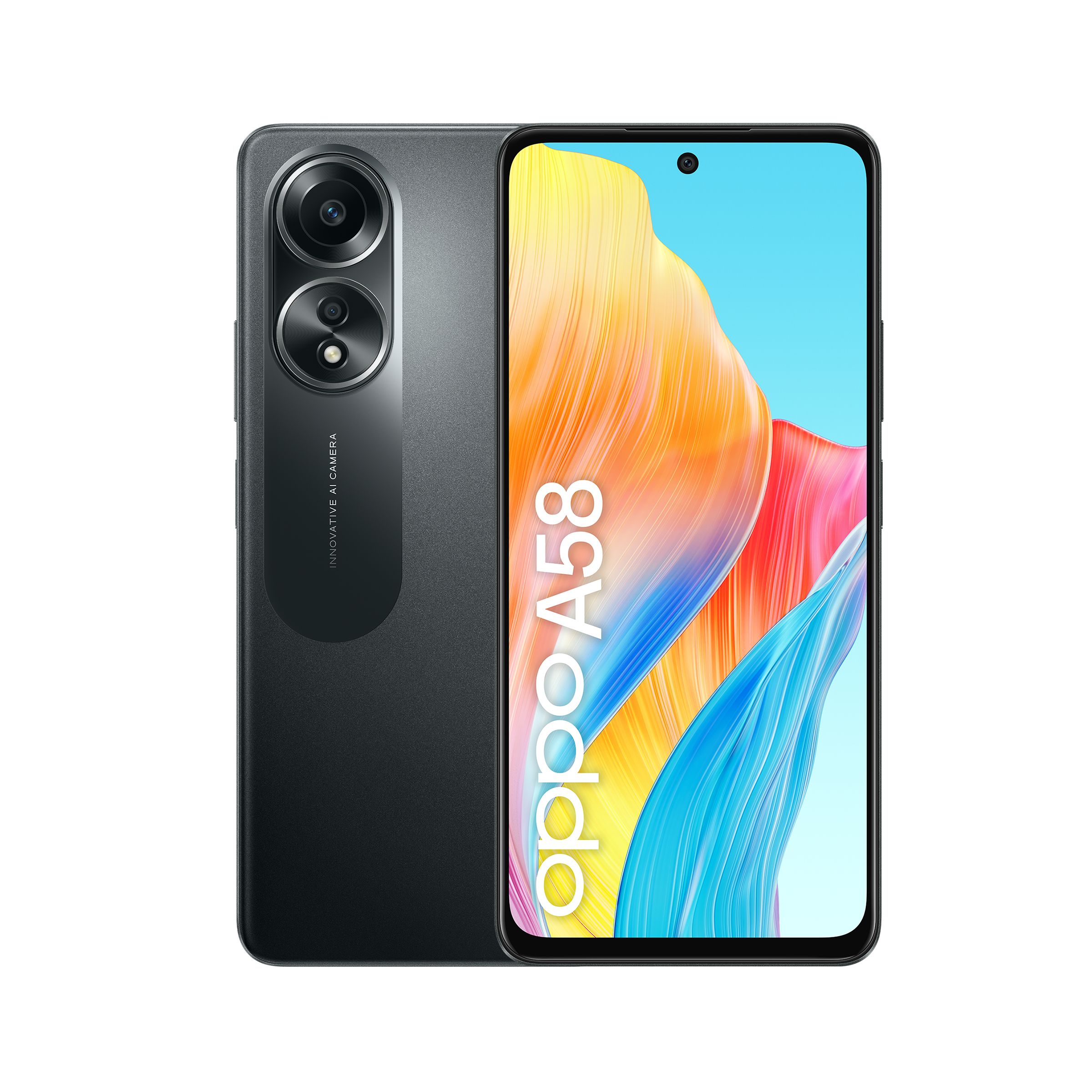 OPPO A58 - 6.72" - 128GB - Zwart