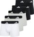 Adidas Active Flex boxershorts voor heren, zwart/grijs/wit, 5 stuks, Assorted_4am019, S