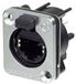 Neutrik Chassisbus NE8FDV-SE-CON Bus, inbouw verticaal Aantal polen (sensoren) 8P8C Zilver 1 stuk(s)