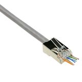 ACT TD168C - 25 stuks - RJ-45 - Transparant, Metallic