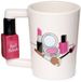 Puckator Keramiek Mok met Nagellak Flesje Handvat - Nagellak & Beauty mok - 400ml