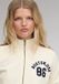 Superdry Athletic Applique Trainingsjack Dames Desert Bone Off White Katoen/Polyester