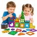WOOPIE Blocs de construction magnétiques Set éducatif 3D Château 30 pièces