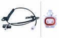 HELLA ABS-sensor, wieltoerental, voor, rechts, voor TOYOTA AVENSIS Kombi (T25), artikelnummer 6PU 358 252-651