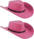 Merkloos Boland Cowboyhoed Wichita - Roze - 59 cm