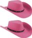 Merkloos Boland Cowboyhoed Wichita - Roze - 59 cm