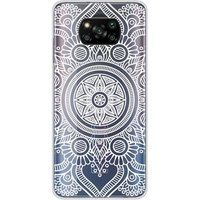 Xiaomi Poco X3 / X3 Pro White Mandala Siliconen Hoesje