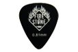 Fire Stone Plectrum/Pick Classic Celluloid, 351 vorm, 0,81 mm, zwart, 12 stuks