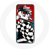Maniacase Etui voor Xiaomi Redmi 9C Tanjiro Demon Slayer Kimetsu no Yaiba Anime