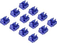 Renkforce RF-4695228 RJ45 LAN-poortslot Set van 12 stuks Blauw